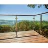 Buy cheap Modern Stainless Steel And Glass Balcony Railings High Secure And Sturdy from wholesalers
