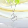 Buy cheap YASVITTI Wholesale Custom Women's Pendant Necklace Fine Jewelry Rhodium Plated Rose 925 Sterling Silver Heart Necklaces from wholesalers