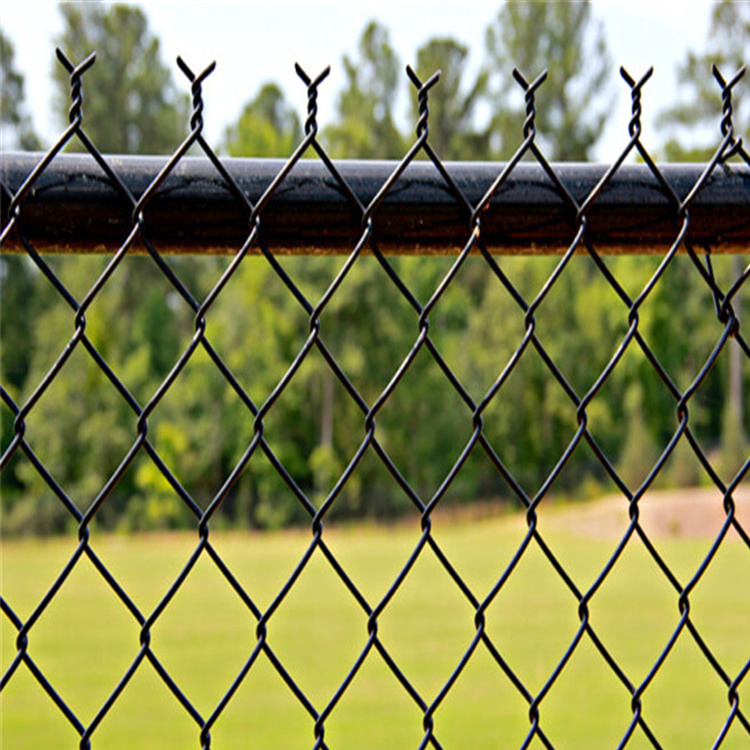 Residential Safety Galvanized Chain Link Fence Gate Single Arm With Barbed Wire