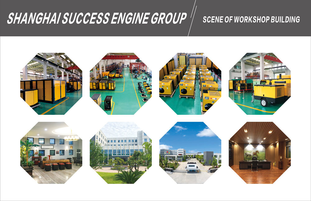 CE 45kw 60hp 7bar Industrial Water Injected Screw Compressor