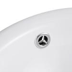 Round Bowl Ceramic Bathroom Sink Bowls , White Porcelain Vessel Sink Home Depot