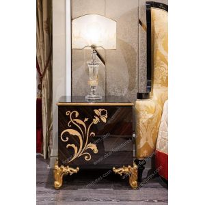 Buy cheap Minimalist Design Side Table French Bedside Stande Table With Curved Legs TB-023 from wholesalers