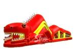 53ft Giant Outdoor Inflatable Red Lizard Obstacle Course For Kids Party Time Fun