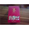 Buy cheap Pink Rectangle Wine Handcrafted Gift Boxes with Customized Logo , Cosmetic Oil Packaging box from wholesalers
