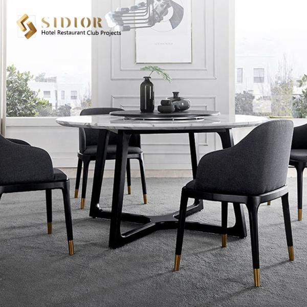 Buy cheap Restaurant Dinning Desk, Buffet Dinning Table, Canteen Dinning Desk, Hotel Table Desk, Man Made Marble Top from wholesalers