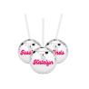 Buy cheap Light Up Disco Ball Drink Cup With Straws 450ml Unbreakable from wholesalers