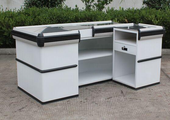 Buy cheap Convenience Store / Supermarket Checkout Counter , Stainless Steel Retail Cash Wrap Counter from wholesalers