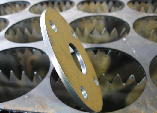 Buy cheap Precision Sheet Metal Flange Stainless Steel Laser Cut Parts Customized from wholesalers