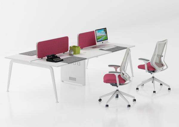 Buy cheap Commercial 4 Person Office Workstation Partition Furniture Modern Design from wholesalers