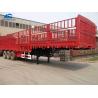 Buy cheap Heavy duty 60 Tons Fence Semi Trailer ABS System For Bulk Cargo Transport from wholesalers