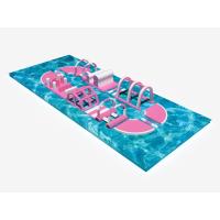 Buy cheap Pink Inflatable Water Obstacle Course Outdoor Park For Summer product