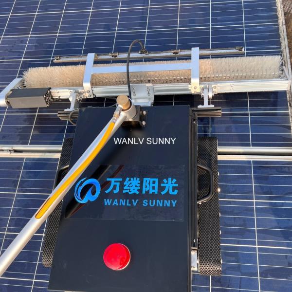 Buy cheap Commercial Solar Farm Owners' Electric Solar Panel Cleaning Robot Cold Water Cleaning from wholesalers