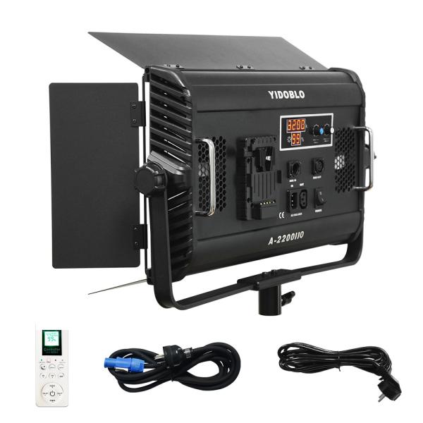 Single Color 5500K Professional Photographer Lights 10000lm 0-99% Video Panel