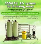 RO water treatment system borehole salt salty water treatment system