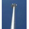 Buy cheap 50m Gsm Fm 5g Telecom Steel Monopole Tower 3 Platforms Hot Dip Galvanized from wholesalers