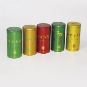 Buy cheap Stackable Small Tea Tin Container Empty Round Coffee Can Storage from wholesalers