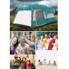 Buy cheap 8 to 12 person Tent Triple Camping Tent Three Rooms Family Camping Tents Well-ventilated Waterproof (HT6100) from wholesalers