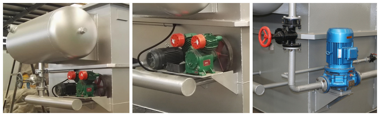 Dissolved Air Floating Machine For Sewage Solid Liquid Separation 3000L/Hour Productivity