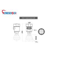 Buy cheap Cement Radar Level Transmitter Sensor 76-81GHz For Liquid Solid product