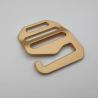 Buy cheap Luggage Plastic Tri Glide Buckle 38.8mm*33.2mm Gold Slide Buckle from wholesalers
