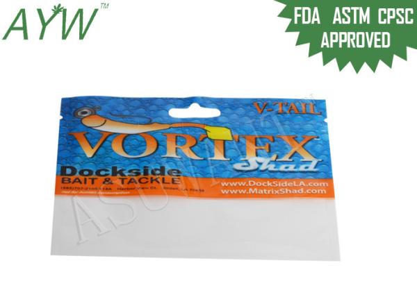Buy cheap Plain Mylar Resealable Pet Food Bag Fishing Accessories With Three Side Seal from wholesalers