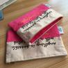 Buy cheap Natural Color Zip Up Makeup Bag , Polyester / Satin Lining Small Cloth Bags With Zipper from wholesalers