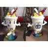 Buy cheap Outdoor Large Size Fiberglass Resin Statues Advertising Drinks Cup Sculpture from wholesalers