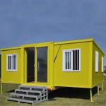 Double Wing Expansion Container House Made of Eco-Friendly Materials and Steel