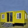Buy cheap Double Wing Expansion Container House Made of Eco-Friendly Materials and Steel Door from wholesalers
