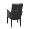 Buy cheap PU/leather upholstery beech wood wooden dining chairs with double line stitching,wooden fashion dining chairs high back from wholesalers