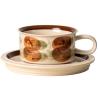 Buy cheap 250ml Porcelain Tea Cups And Saucer Set Decorative Ceramic Coffee Cups And Saucers For Business Gifts from wholesalers