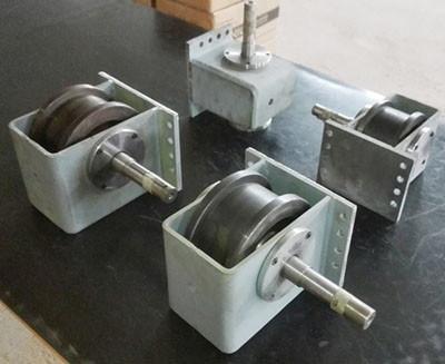 Buy cheap 45# Hollow Shaft Crane End Carriage / Shot Blasting Wheel Block For End Carriage from wholesalers