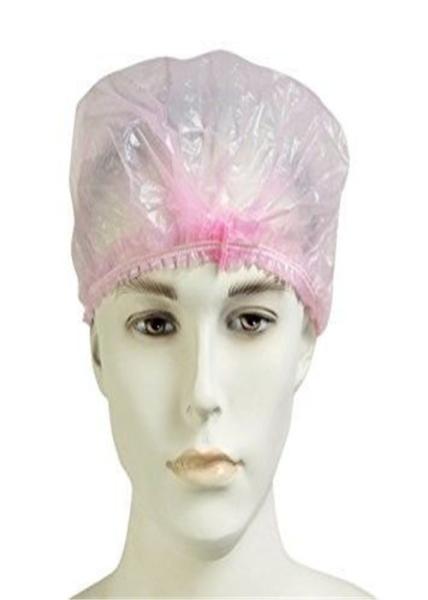 Buy cheap Colorful Disposable Head Cap Disposable Plastic Shower Caps Waterproof Single Use from wholesalers