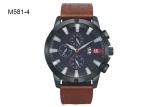 BARIHO Analog Men's Quartz Watch Fashion Chronograph Date Leather Band