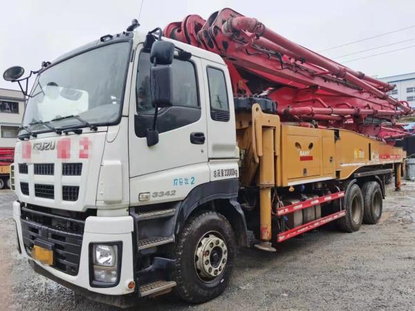 Buy cheap Used Concrete Mixer Truck with 47 Meter Max.Vertical Reach Concrete Pumping Equipment from wholesalers