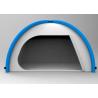 Buy cheap Silver Coated Outdoor Inflatable Camping Tents 190T Blue Blow Up Pop Up Tent from wholesalers