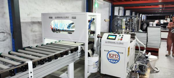 Buy cheap Fully Automatic Glue Spraying Machine for MGO Panels Fire-Proof Door Refrigerated Truck Body Panels from wholesalers