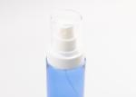 Square 300ml Plastic Cosmetic Bottles With Sprayer Cleansing Water Toner
