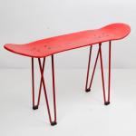 YOBANG New skateboard coffee stool table chair Iron leg funny furniture OEM sale