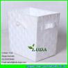 Buy cheap LDKZ-033 Various candy color storage basket pp tute woven home straw laundry basket from wholesalers