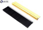 Custom Steel Wire Dustproof Windproof Sealing Strip Brush Aluminum Stents Metal