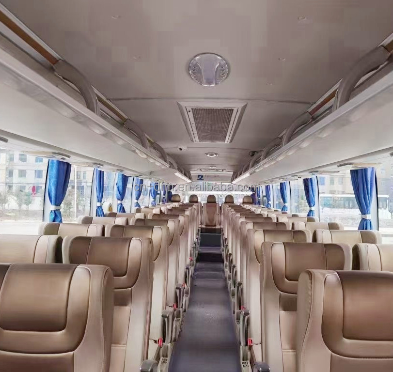180KW Max Power Luxury Vintage Quantum Passenger Used Coaster Bus 390L Fuel Tank
