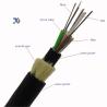 Buy cheap 12 24 48 Core Span 100m All - Dielectric Self - Supporting ADSS Overhand Fiber Optic Cable from wholesalers
