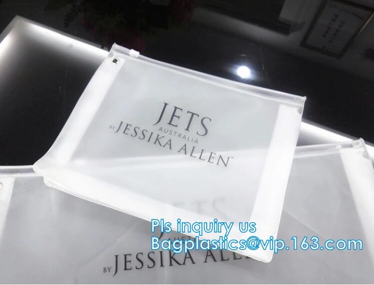 package Vinyl transparent pvc bag cosmetic packing, Zip Lock Vinyl PVC Bags for Cosmetics Medicine Many Uses, pvc vinyl