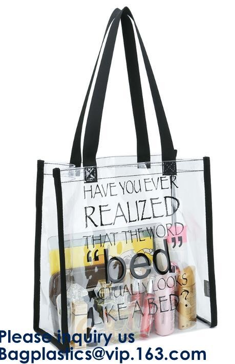 Bagease Clear PVC Fanny Pack With Double Zipper And Adjustable Strap,Clear PVC blacpack with top zipper opening