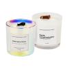 Buy cheap 398g 14oz Healing Crystal Glass Jar Scented Candle Aromatherapy Candles Iridescent from wholesalers