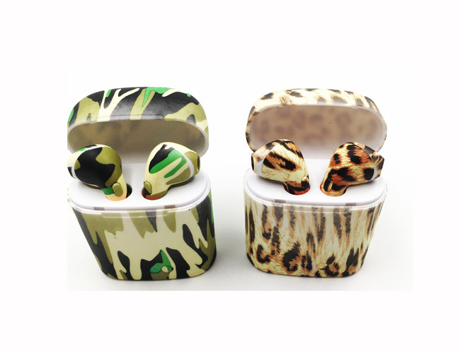 i7s tws Camouflage Earphone Headphone Wireless i7 Earbuds with Charging Case