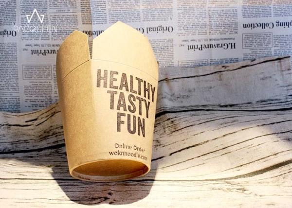 Buy cheap Eco Friendly Kraft Paper Take Out Boxes , Biodegradable Noodle Box from wholesalers