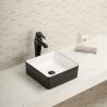 Buy cheap Ultra-Thin Counter Top Bathroom Sink square shape porcelain wash basin from wholesalers