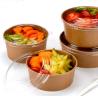 Buy cheap Leakproof lunch paper box for food packaging / biodegradable take away food kraft paper box from wholesalers